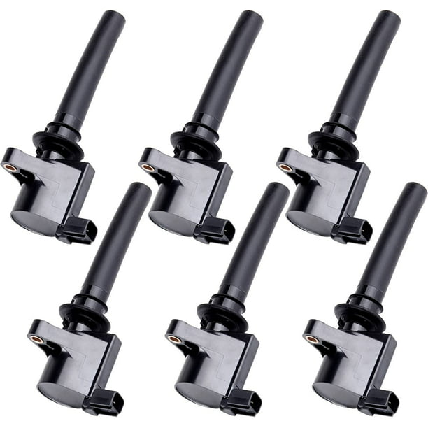 ECCPP Ignition Coils DG500 Pack of 6 Fit for Ford for Mazda for Mercury 3.0L V6 OE Numbers DG513 FD502 